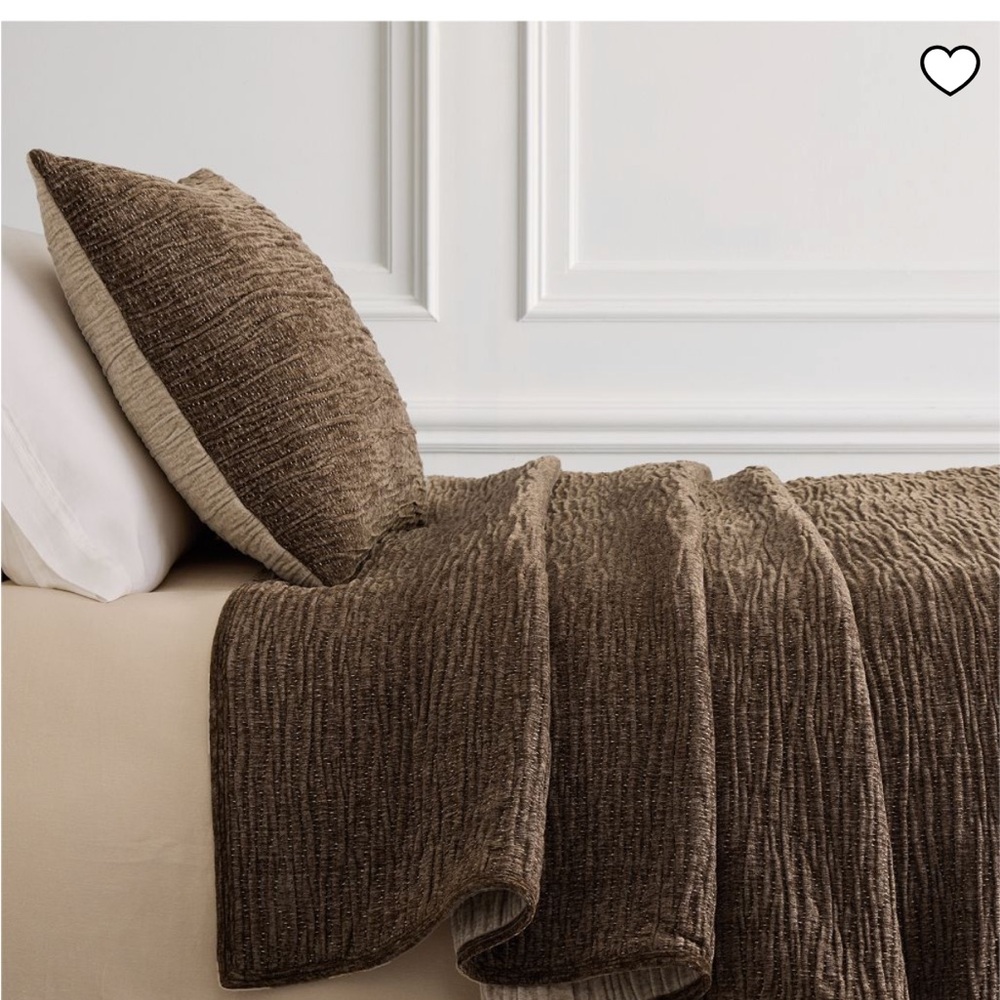West Elm Chenille Reflections Coverlet & Shams